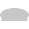 Ekena Millwork Elliptical Smooth Architectural Grade PVC Combination Pediment, 28"W x 13-7/8"H x 2-3/4"P PEDPC028X140ELL00 - alternate 2